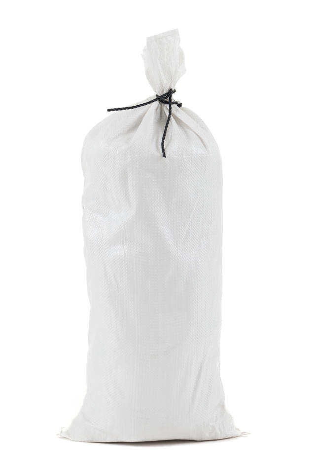 SAND BAG PLASTIC WHITE - TBC